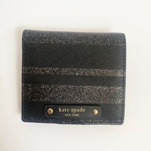Kate Spade Black Sparkle Wallet